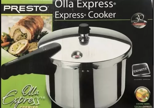 Presto, Olla Express de Aluminio, con 5 Sistemas de Seguridad :  : Hogar y Cocina