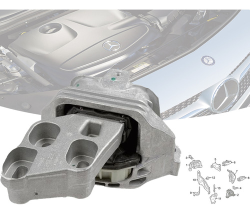 Coxim Motor Esquerdo Mercedes Cla250 (c117) 2013-2019