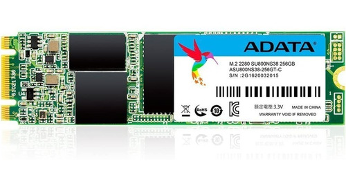 Ssd M.2 256gb Disco Duro Solido Adata Su800 Sata Laptop Pc