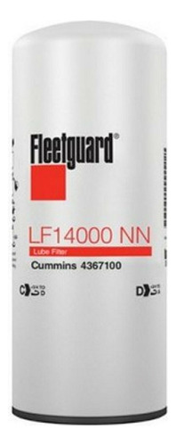 Filtro Aceite Lf14000nn Fleetguard Motor Isx Ism 