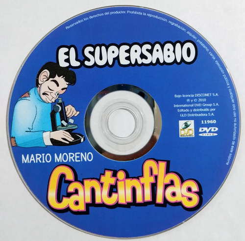 Cantinflas Película Dvd Nuevo Original El Súpersabio