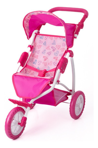 Coche Para Muñecas Altura Regulable Rainbow Tipo Jogger