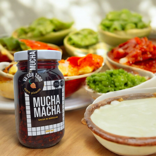 Mucha Macha Salsa De Semillas Extra Picante Habanero 250ml