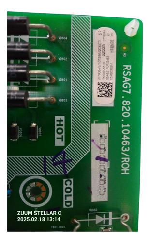 Main Hisense 55r6000gm (Usado)