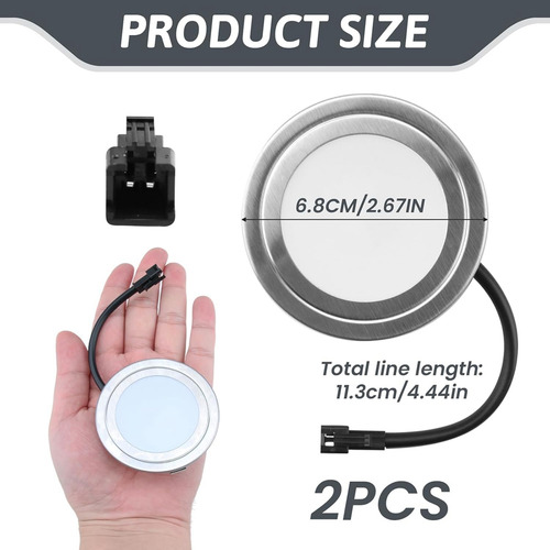 A Luces De Campana Extractora De 12 V Y 1,5 W Con Enchufe