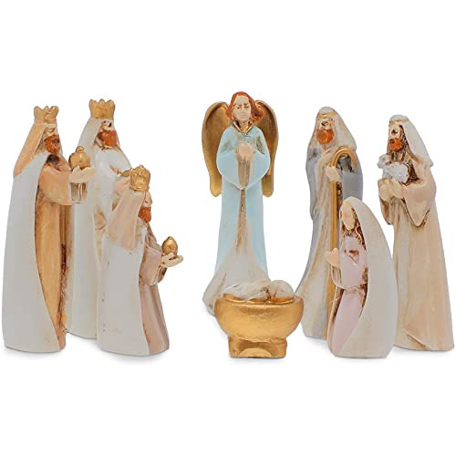 Figuras De Escena De Natividad Adornos Navideños Relig...