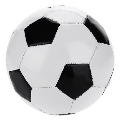 Balón De Fútbol Clásico Tamaño 4 Negro Blanco Estándar