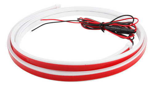 Barra De Luces Led Roja Con Capó Para Automóviles De 2,2 M