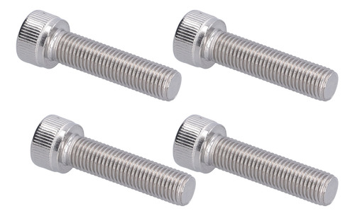 4 Tornillos Hexagonales De Acero Inoxidable A2 De 1,25 Mm