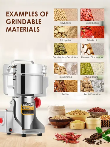 Cgoldenwall Molinillo Eléctrico De Grano De 88.18 Oz, Moli.