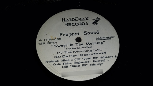 Project Sound Sweet In The Morning Vinilo Maxi Usa 1994