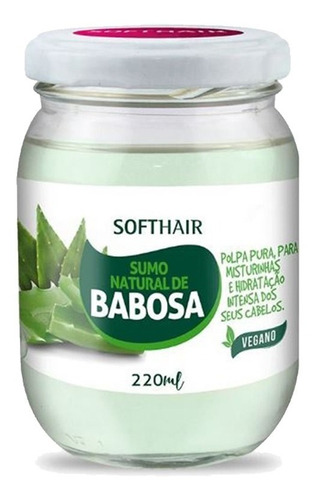 Sumo Natural De Babosa 220ml - Softhair