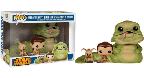 Funko Pop Star Wars - Jabba Leia Y Crumb #03 Pack Exclusivo