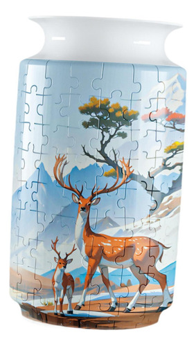 3d Puzzle Vase Diy Craft Creative Con Copa De Agua Estilo B