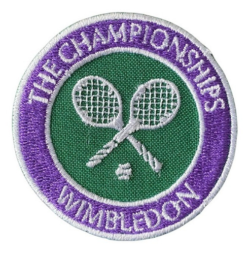 Parche Bordado Tenis Wimbledon