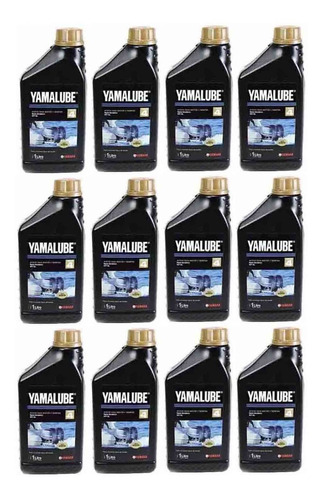 Yamalube Nautico 4 T Para Motor Fuera De Borda Caja X 12 Lt