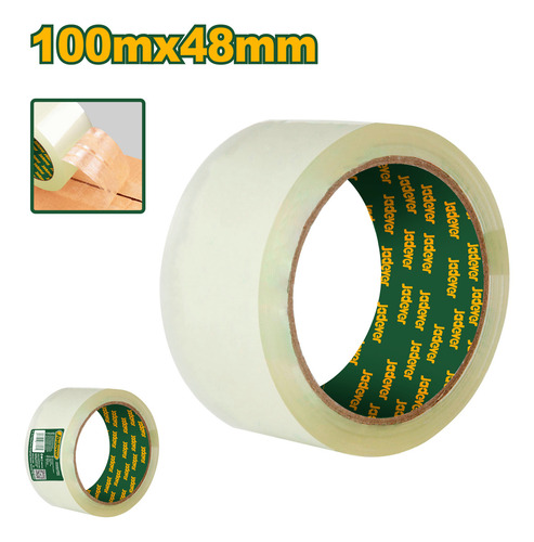 Cinta De Embalar 48mm X 100 Metros Transparente Jadever Lisa