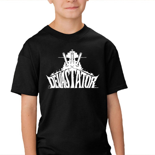 Camiseta Infantil Devastator - 100% Algodão