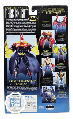 Kenner 1996 Legends Of Dark Knight - Assault Gauntlet Batman
