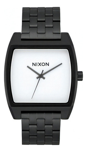 Reloj Nixon Hombre Dorado Time Teller Deluxe A922502 Color de la correa Negro