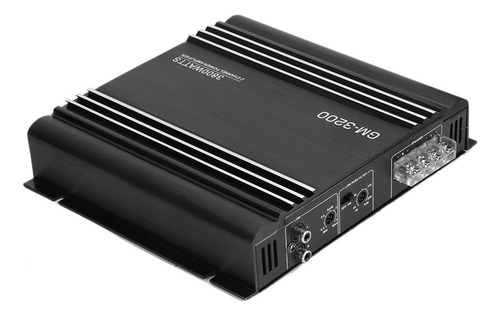 Amplificador Power Booster 3800w 2 Canales, 12 V, Aluminio