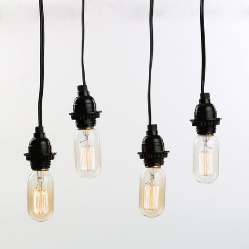 Imagem 9 de 10 de Lâmpada Vintage Retrô Edison Filamento De Carbono - T45