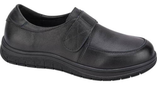 Zapato Dama Mocasin Doble Ancho Pie Diabetico Ajuste Velcro