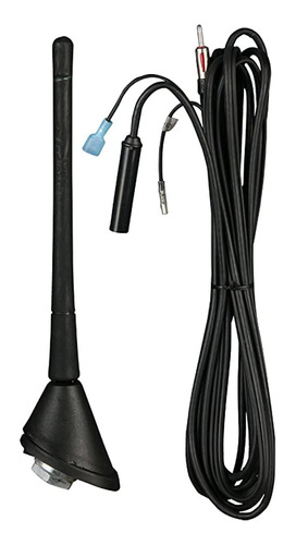 Antena Techo Electronica Metra Amplificada Negra