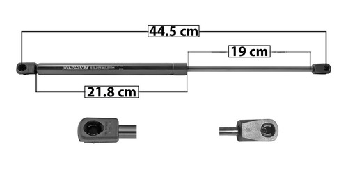 (1) Amortiguador Vidrio Izq O Der Ford Explorer 02/03 Spart