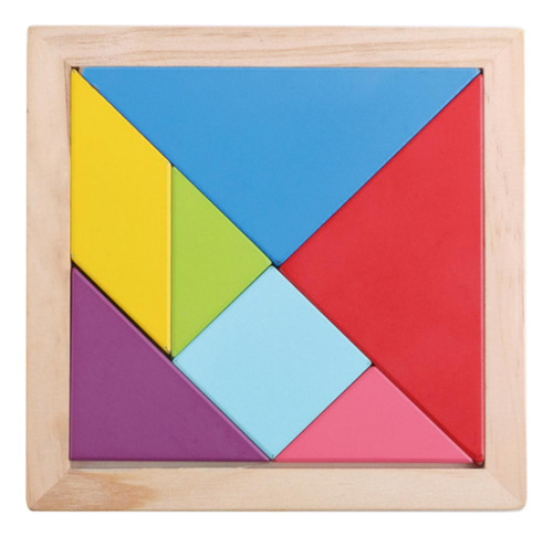 Rompecabezas De Tangrams De Madera Para Niños, Recuerdos De