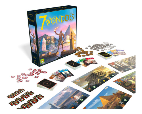 Juego De Mesa 7 Wonders Base Game (edición Nueva) Para