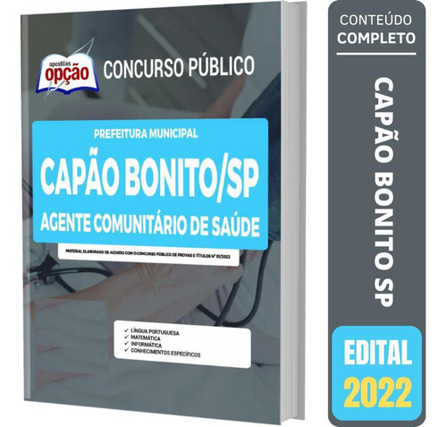 Apostila Capão Bonito Sp - Agente Comunitário Saúde