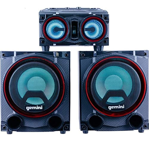 Sistema De Audio Gemini Gsys-2000 Para Fiestas Y Teatros En 