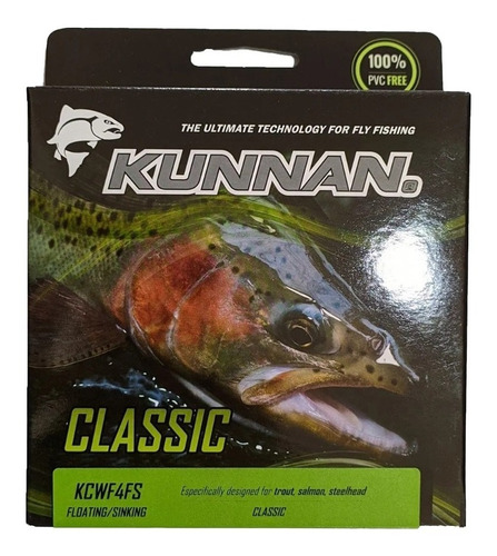 Linea De Mosca Fly Kunnan Classic Kcwf6s Sinking