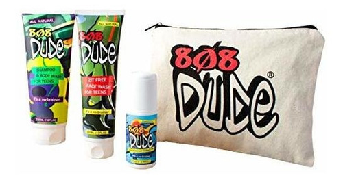 Kits - 808 Dude Skincare Kit Para Adolescentes. Champú Y Gel