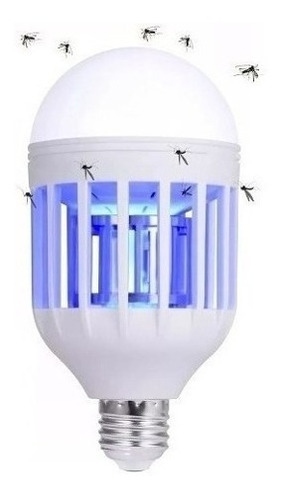 X3 Ampolleta Led 2 En 1, 15w Mata Moscas Mosquitos