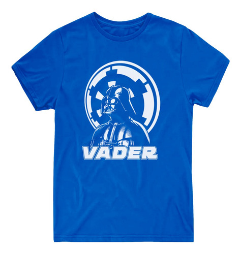 Playera Star Wars Vader Manga Corta Estampado Suave