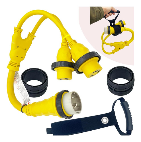 Adaptador Marino 50a Trexflow Tf - Conexión Costera Segura