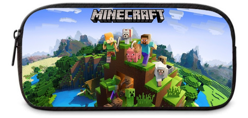 Estojo Infantil De Lápis Box Minecraft Game Creeper Escolar