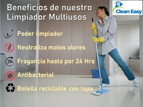 Limpiador Multiusos Cleaneasy Aroma Mar Fresco 10 Lts