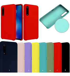 Case Funda Silicona Para Xiaomi Redmi Mi 9 Colores Cover