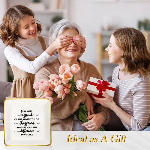 Suzile Plato De Baratija De Regalo Para Empleados Día De La