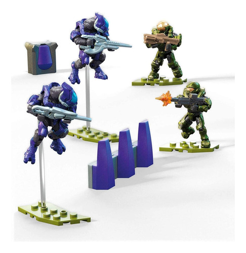 Mega Construx Halo Spartan-iv Team Battle Micro Juego De Con