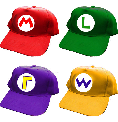 Gorras Mario Bros Luigi Wario Fernanfloo *mr Korneforos*