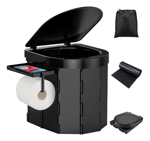 Inodoro Portatil Camping Plegable Senderismo Viaje Acampar