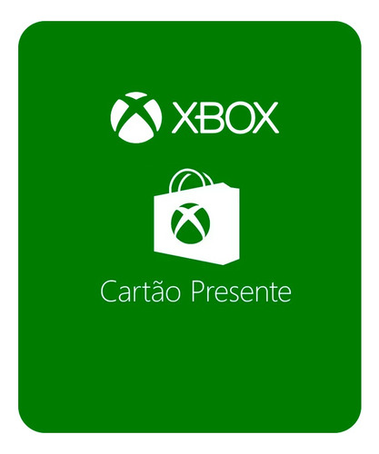 Cartão Presente Xbox Gift Card Microsoft Brasil R$ 25 Reais