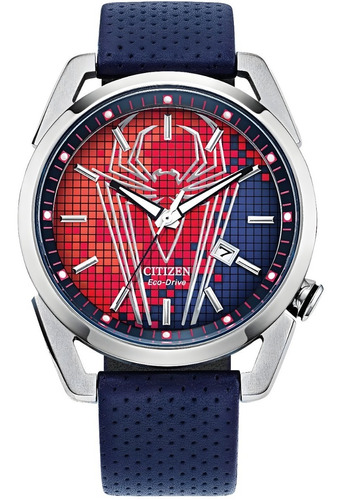 Reloj Citizen Eco Drive Marvel Spiderman Aw1680-03w Full
