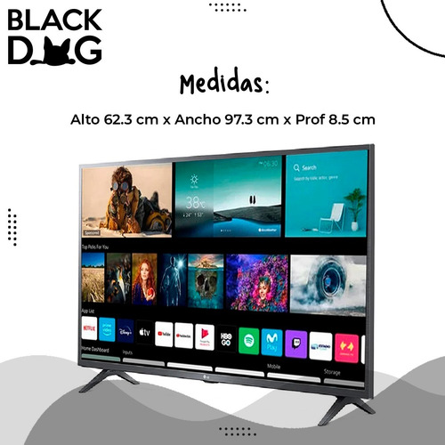 Smart TV LG AI ThinQ 43LM6370PSB LED webOS Full HD 43" 100V/240V