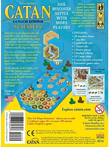 Extensión Del Juego De Mesa Catan Seafarers Que Permite 2 Ju