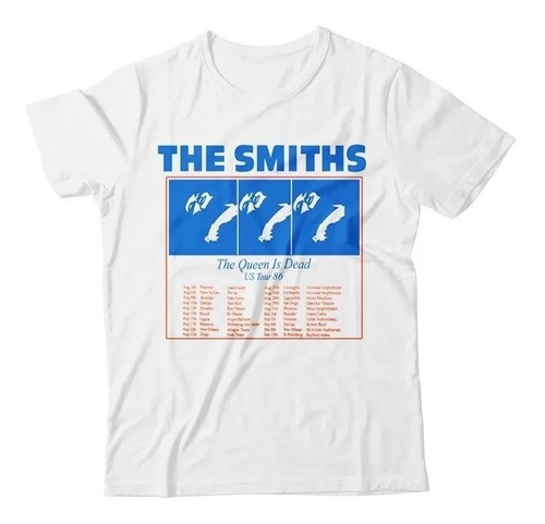 The Smiths - Remera Unisex - Queen Is Dead Tour 86 Aesthetic